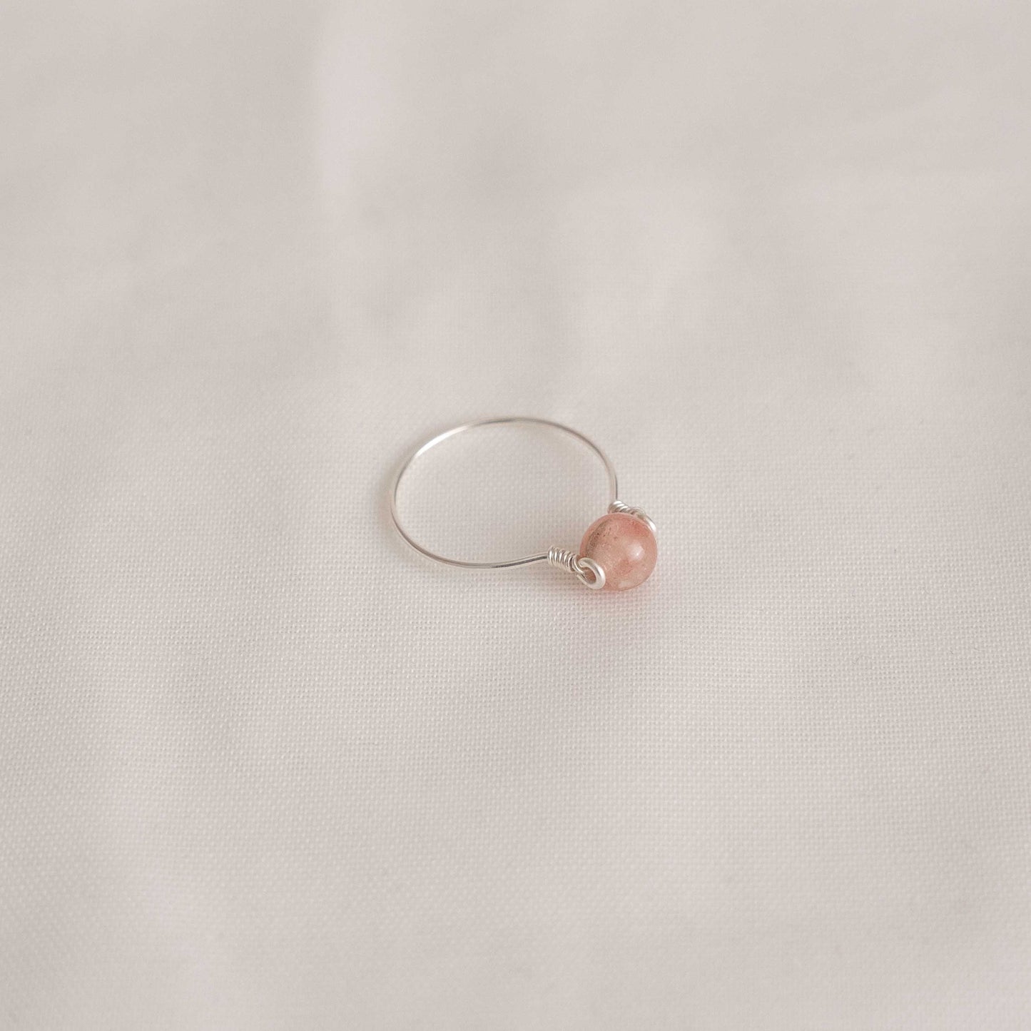 Peach Morganite Ring