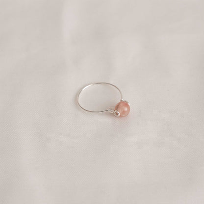 Peach Morganite Ring