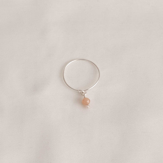 Orange Sunstone Ring